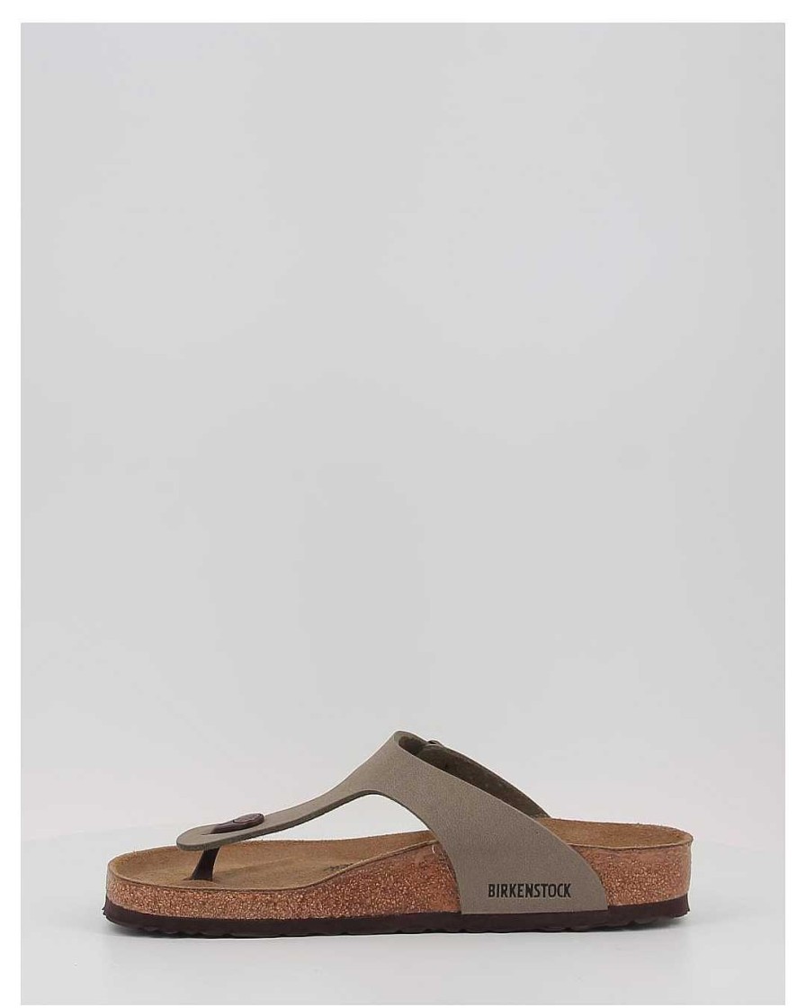 Hombre Birkenstock | Sandalias Birkenstock Gizeh Bfbc Verde