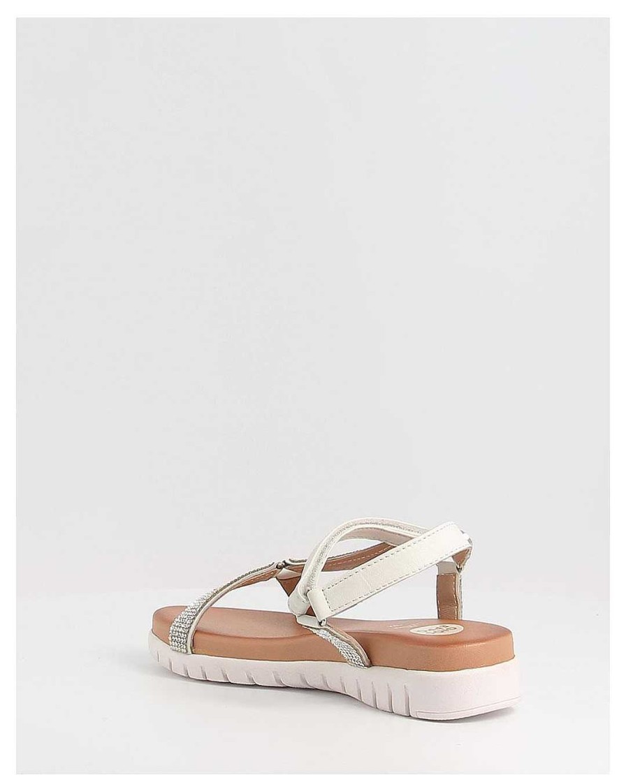 Nina Gioseppo | Sandalias Gioseppo Haddam 65813 Blanco