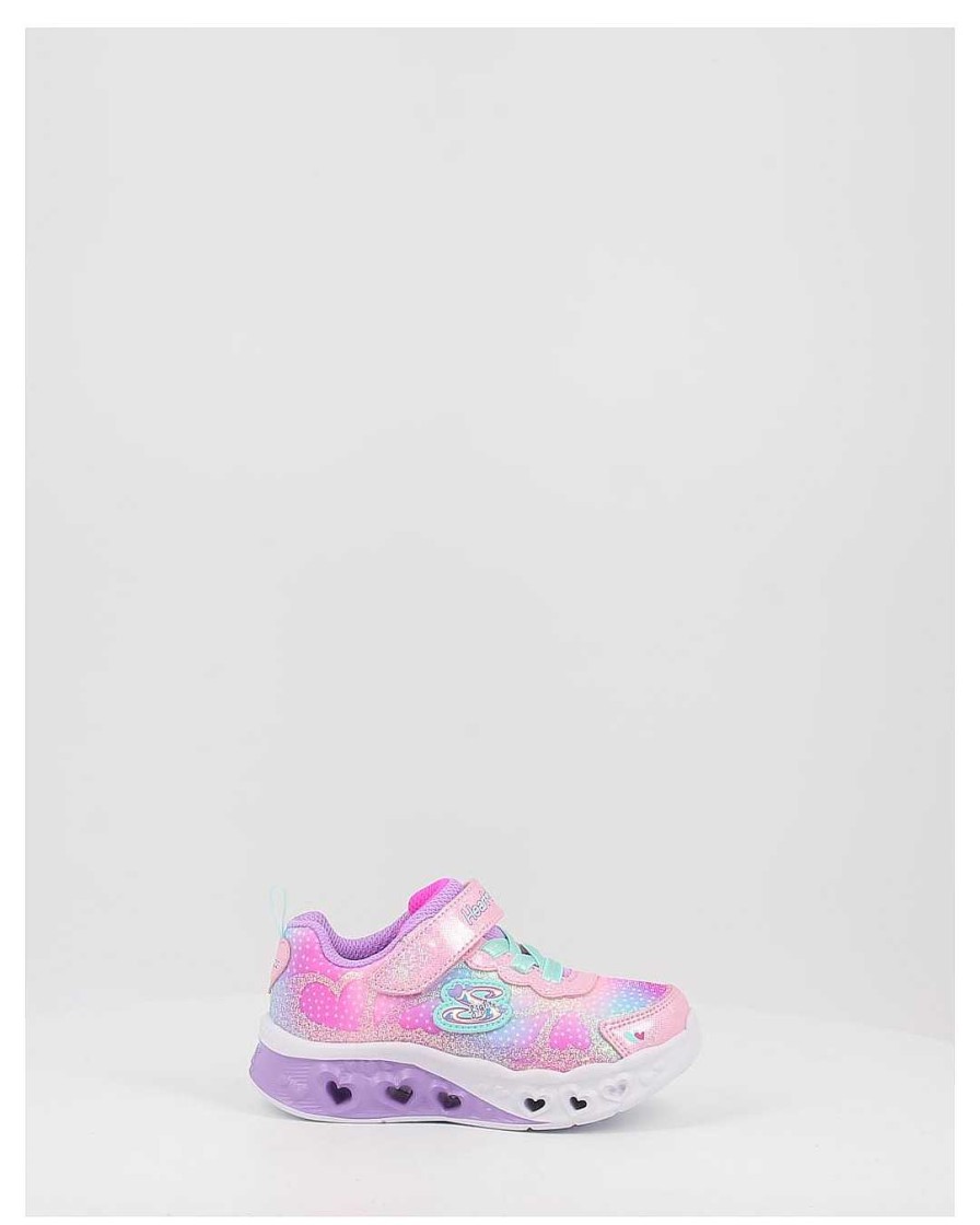 Nina Skechers | Zapatillas Skechers Flutter Heart Lights - Simply Love Multicolor