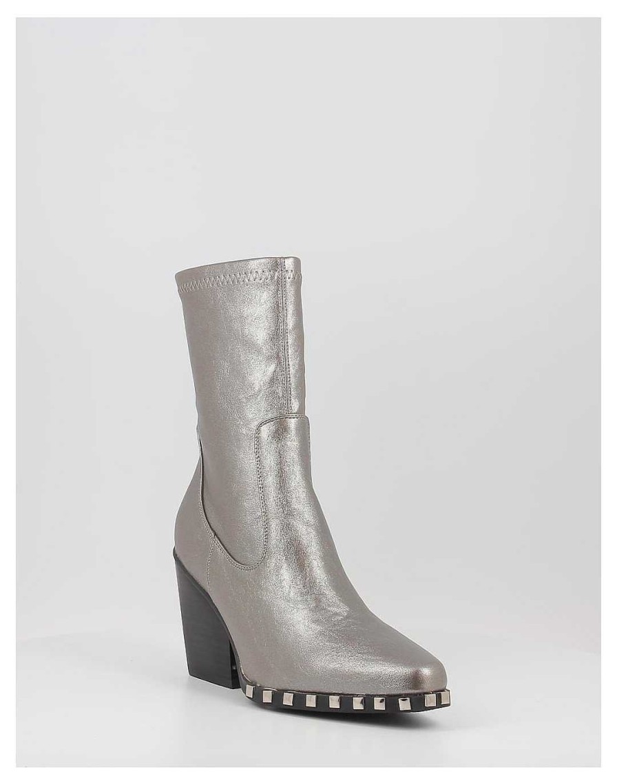 Mujer Noa Harmon | Botas Noa Harmon Ivette 9095 Plata