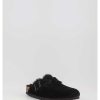 Mujer Birkenstock | Zuecos Birkenstock Boston Vl Shearling Negro