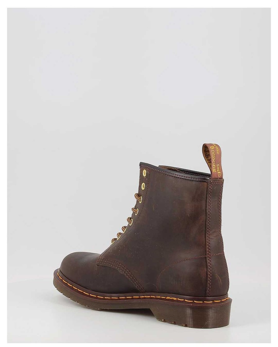 Hombre Dr. Martens | Botas Dr. Martens 1460 Crazy Horse Marron