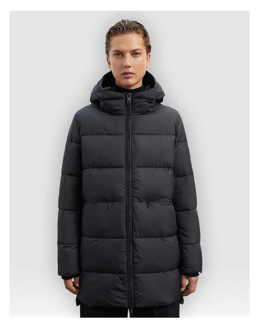 Complementos Ecoalf | Plumiferos Ecoalf Marangualf Jacket Woman Negro