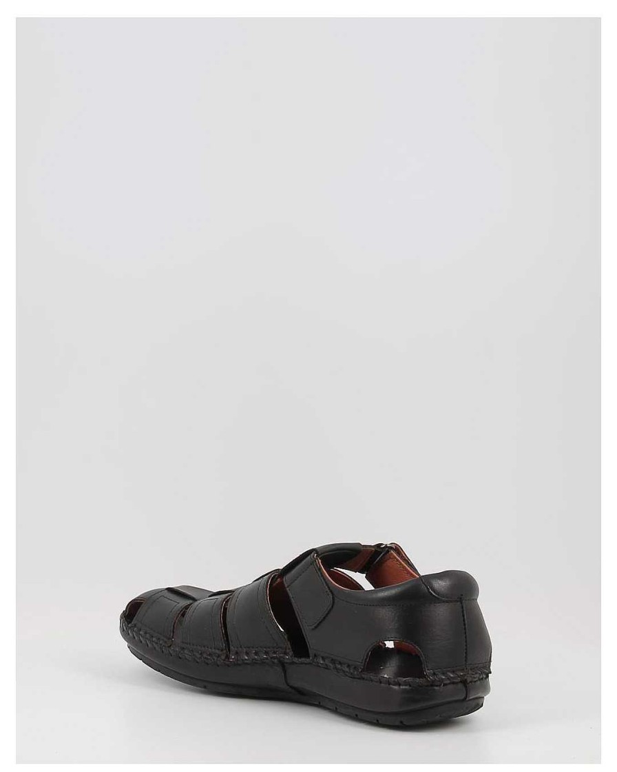 Hombre Pikolinos | Sandalias Pikolinos Tarifa 06J-5433 Negro