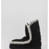 Mujer Mou | Botas Mou Eskimo 24 Overstitching Negro