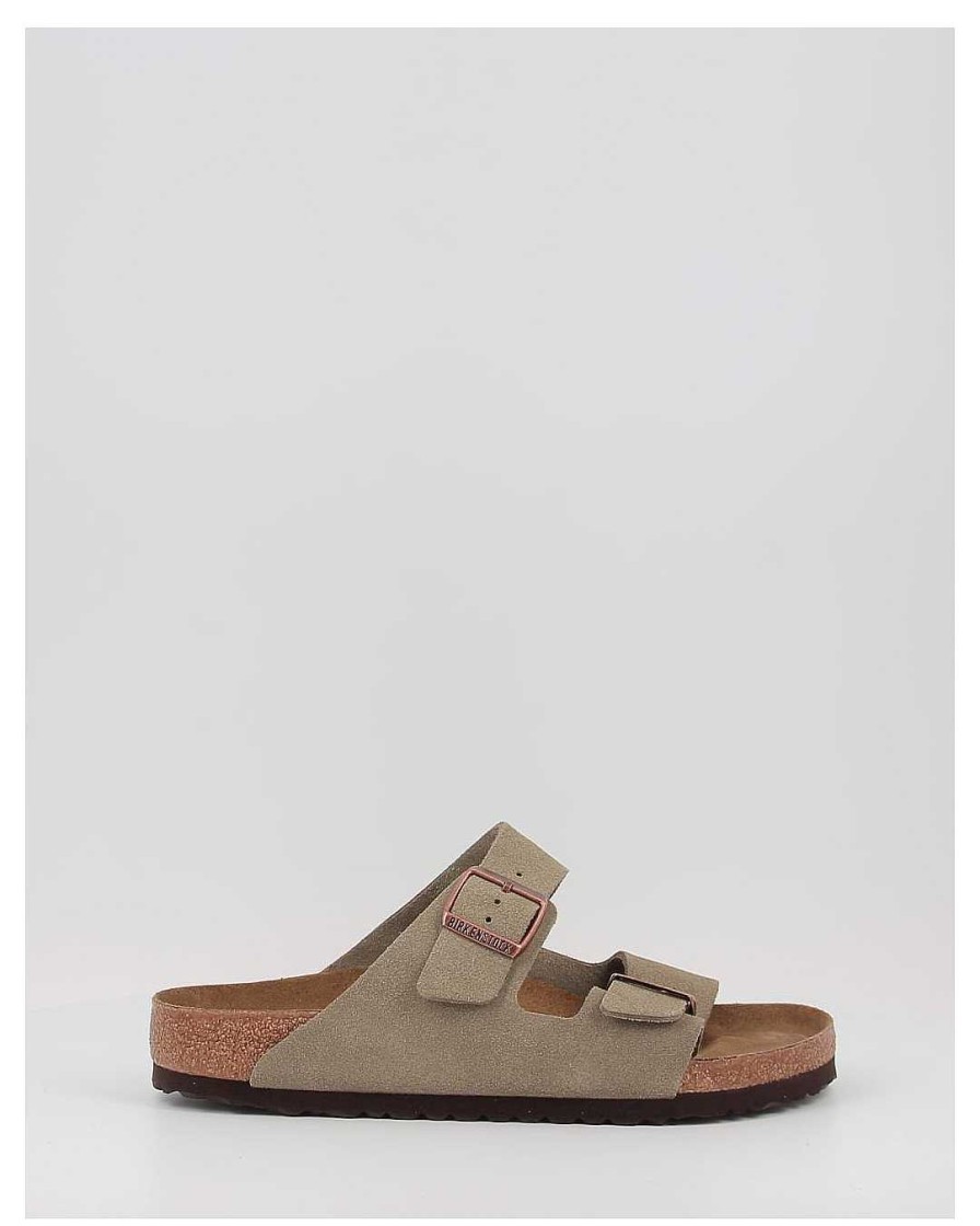 Hombre Birkenstock | Sandalias Birkenstock Arizona Vl Taupe