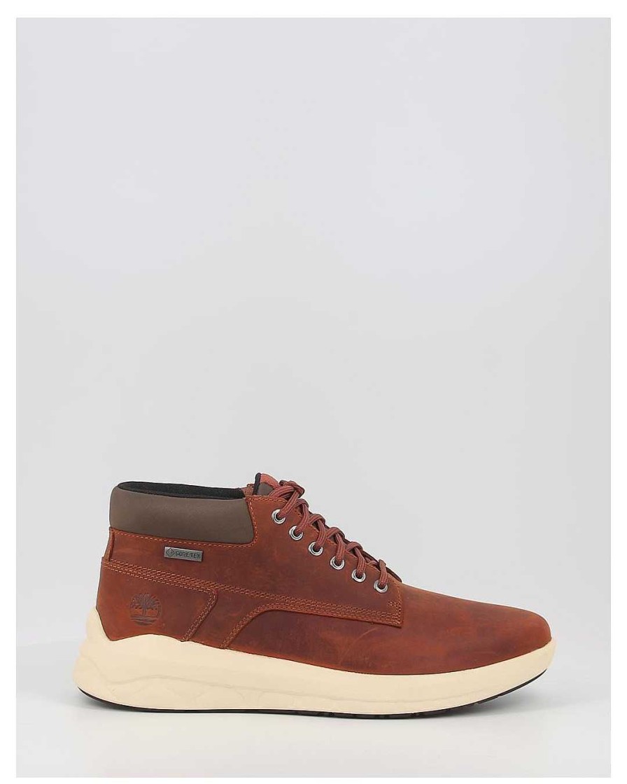 Hombre Timberland | Botines Timberland Bradstreet Ultra Gtx Chukka Cuero