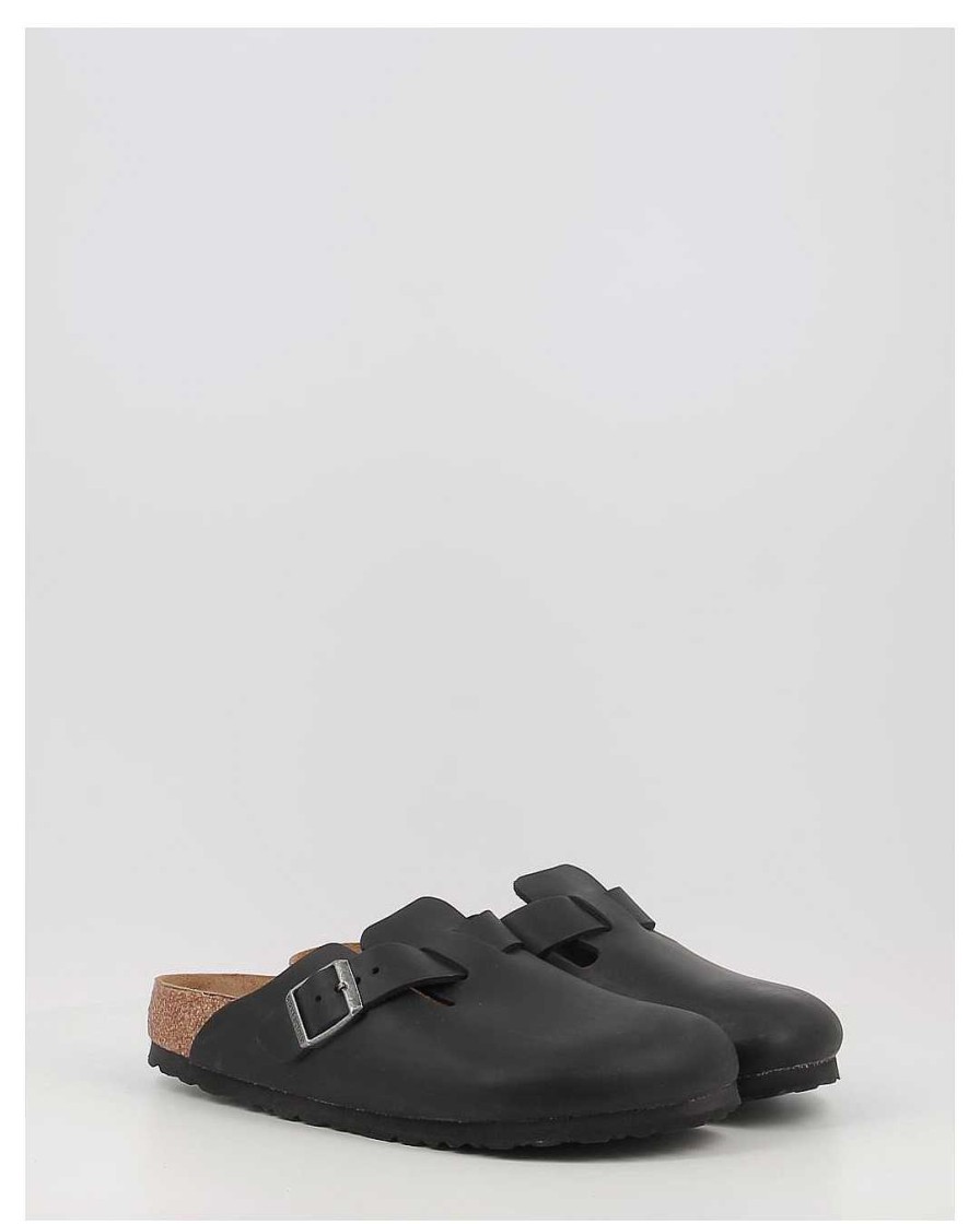 Mujer Birkenstock | Zuecos Birkenstock Boston Bs Negro