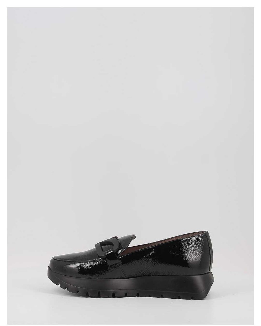 Mujer Wonders | Mocasines Wonders A-2453 Negro