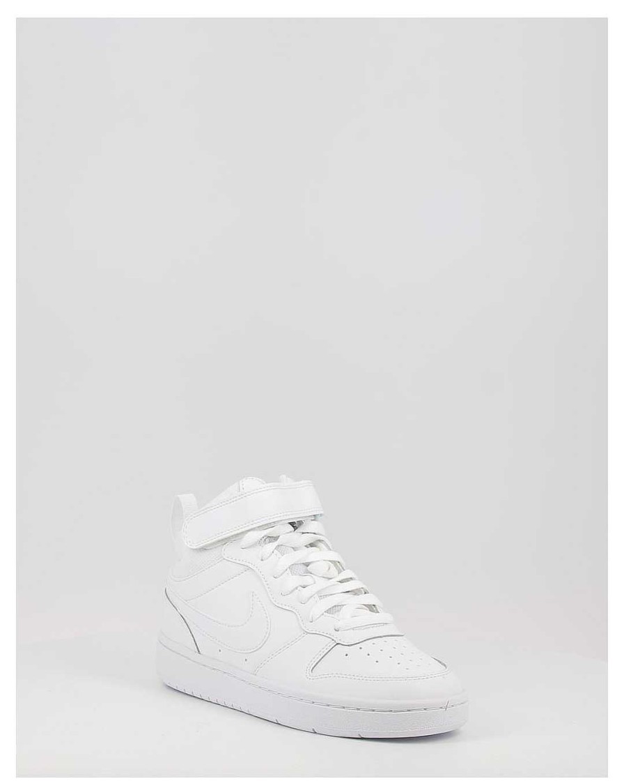 Nino Nike | Zapatillas Nike Court Borough Mid Cd7782-100 Blanco