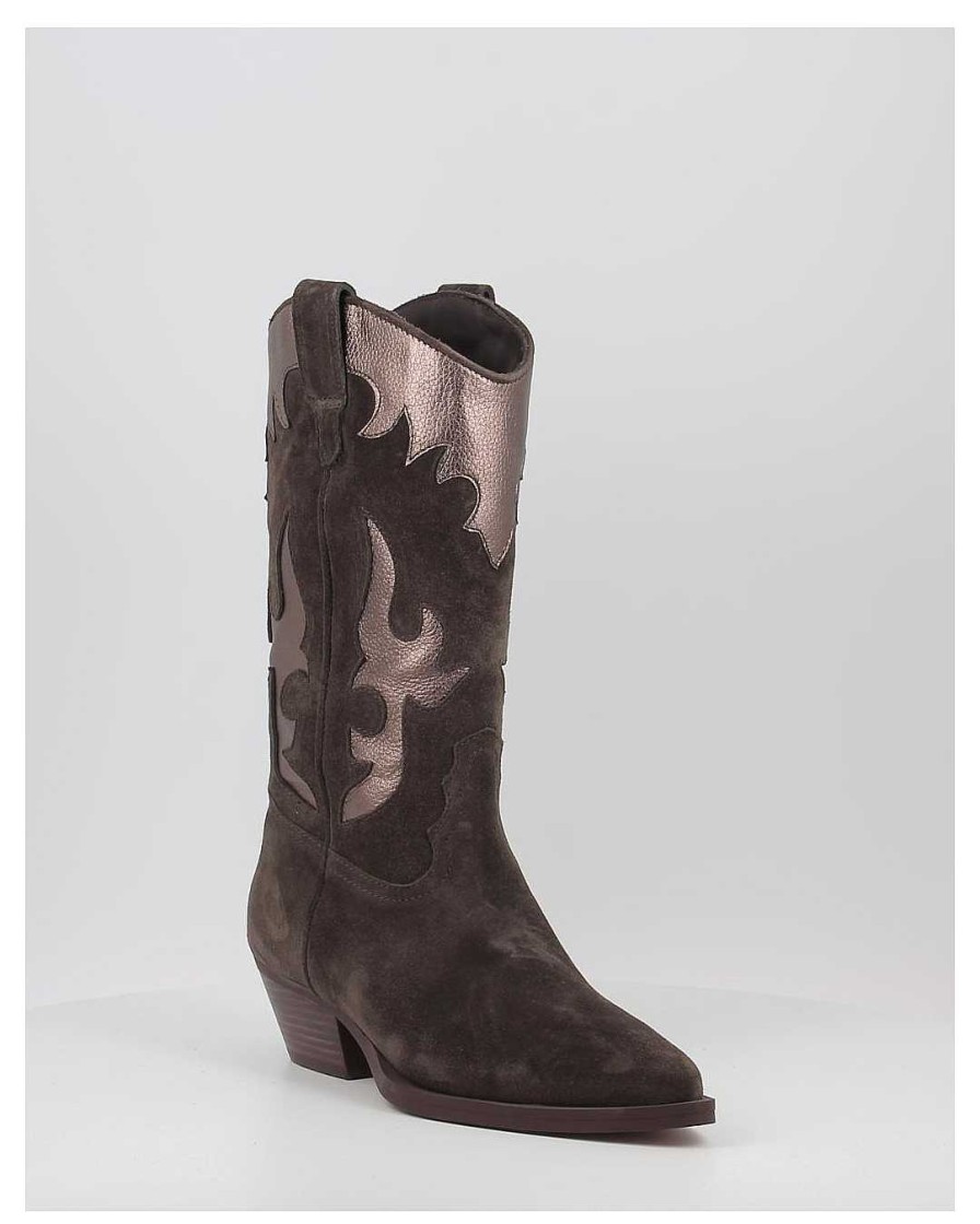 Mujer Alpe | Botas Alpe Western 2088 Gris