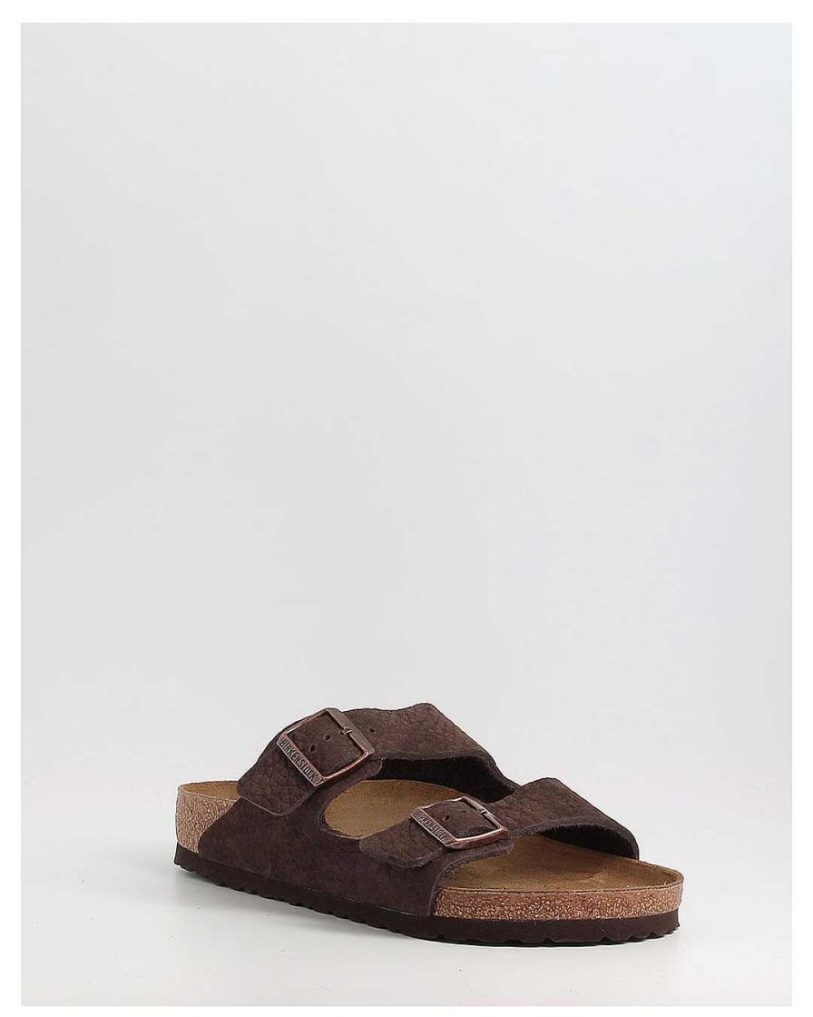 Hombre Birkenstock | Sandalias Birkenstock Arizona Nu Marron