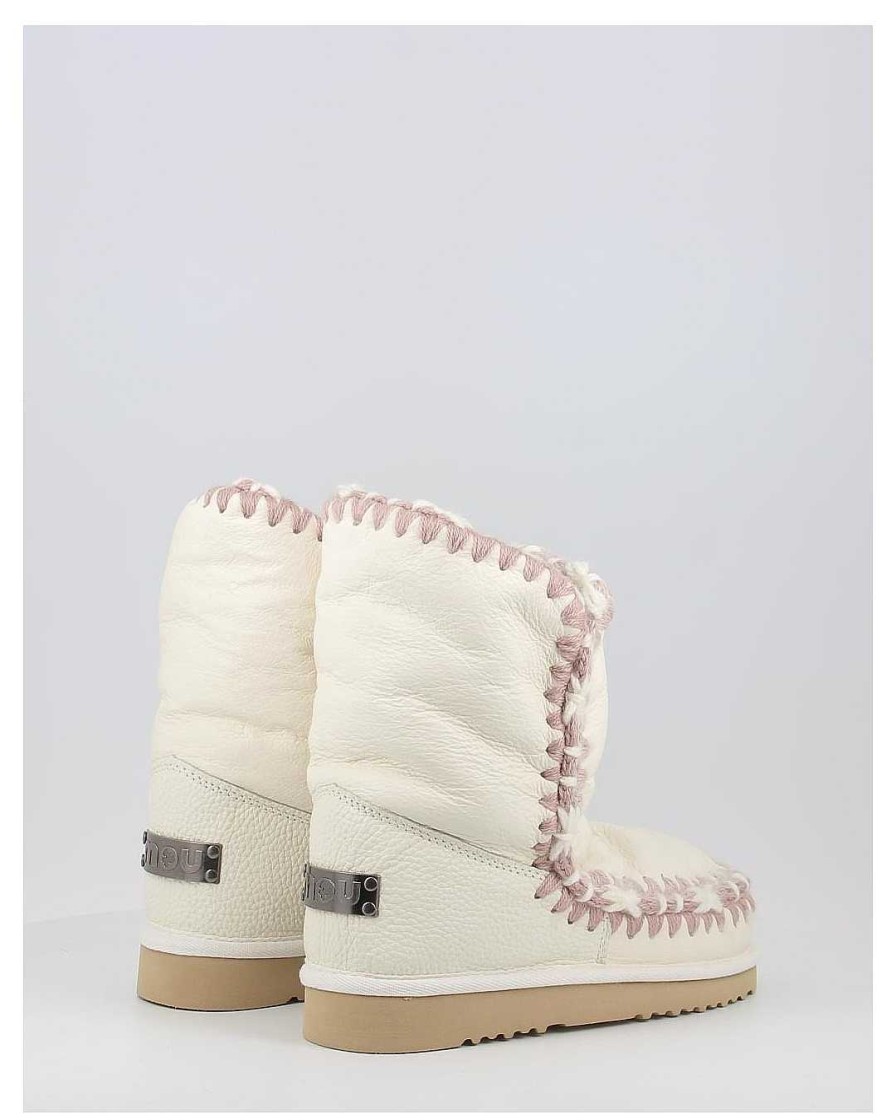 Mujer Mou | Botas Mou Eskimo 24 Overstitching Blanco