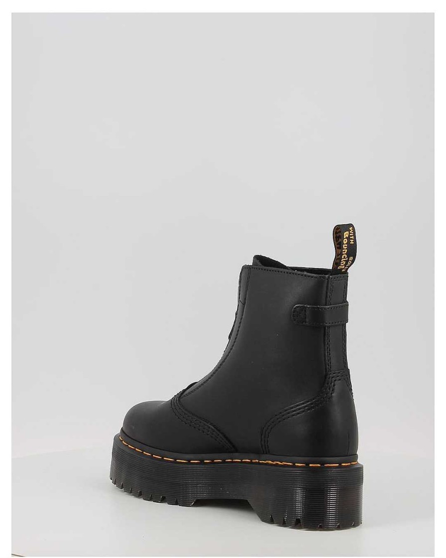 Mujer Dr. Martens | Botas Dr. Martens Jetta Black Sendal Negro