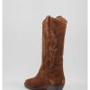 Mujer Alpe | Botas Alpe Western 2084 Cuero