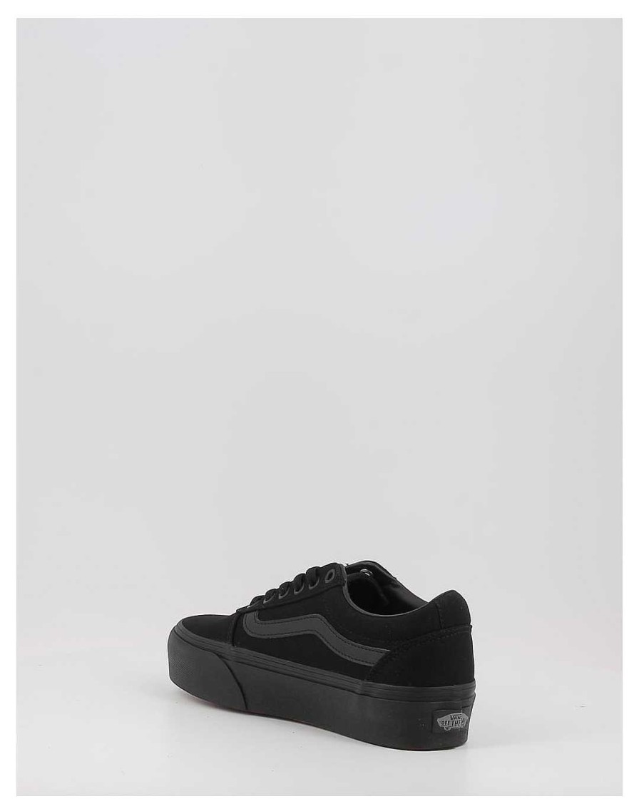 Mujer Vans | Zapatillas Vans Wm Ward Platform Negro