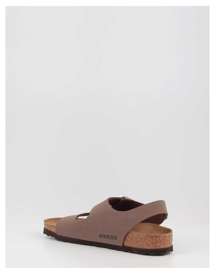 Hombre Birkenstock | Sandalias Birkenstock Milano Bfbc Marron