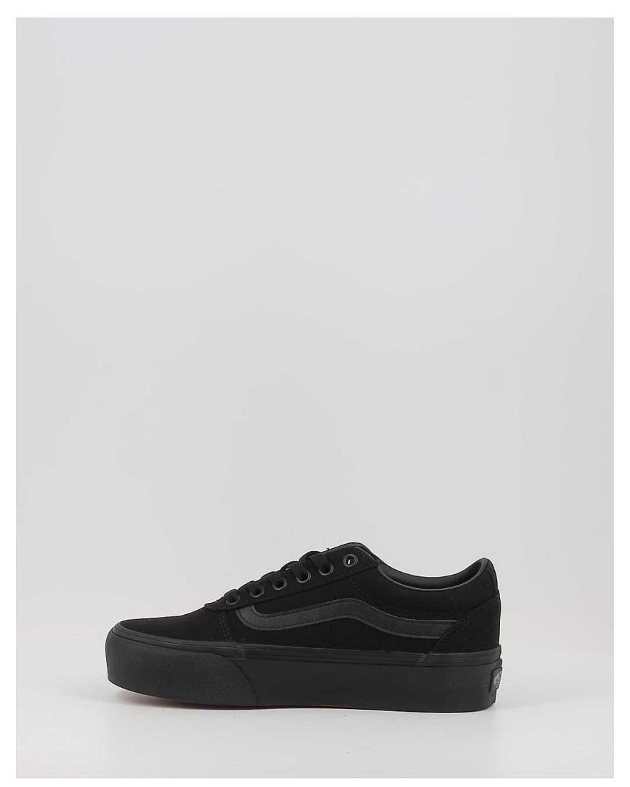 Mujer Vans | Zapatillas Vans Wm Ward Platform Negro