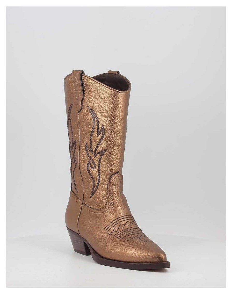 Mujer Alpe | Botas Alpe Western 2084 Bronce