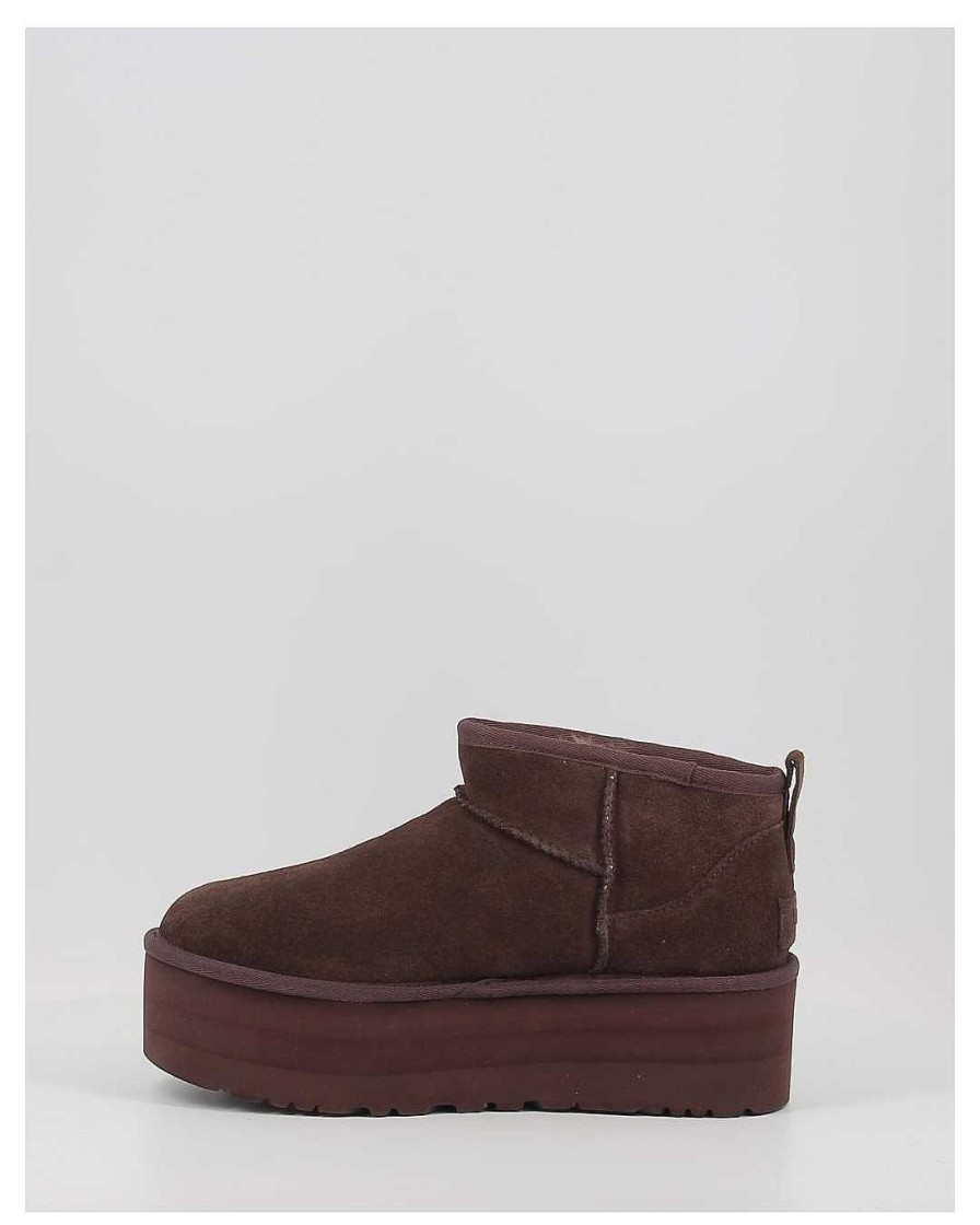 Mujer Ugg | Botas Ugg Classic Ultra Mini Platform Marron