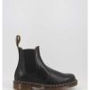 Mujer Dr. Martens | Botines Dr. Martens 2976 Yellow Stitch Smooth Negro