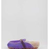 Mujer Mou | Zuecos Mou Winter Bio Slide Long Hair Ponyskin - Letter Logo Lhppur Morado