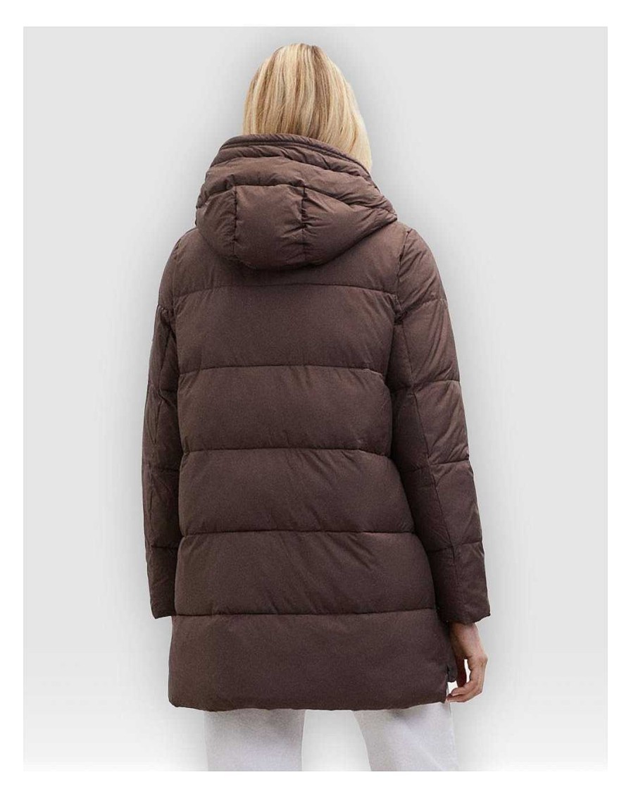 Complementos Ecoalf | Plumiferos Ecoalf Marangualf Jacket Woman Marron