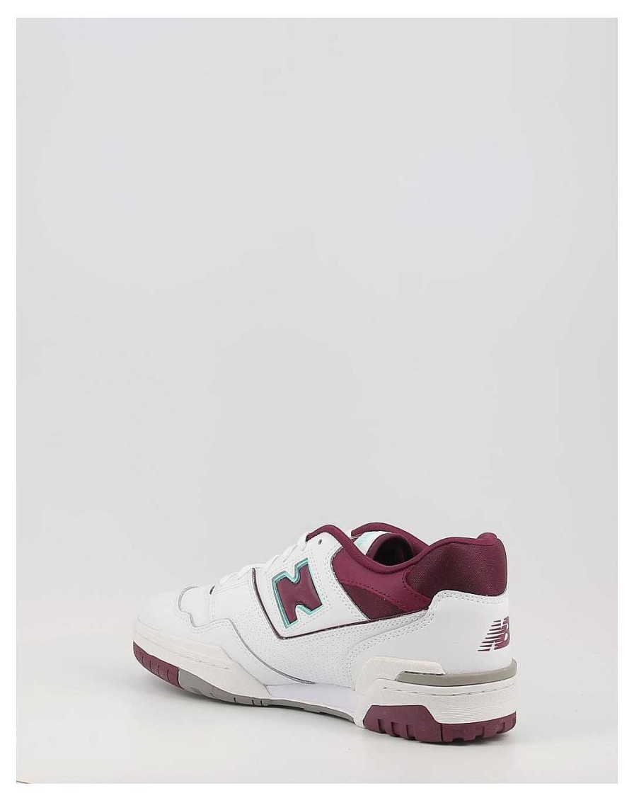 Hombre New Balance | Zapatillas New Balance Bb550Wbg Men Blanco