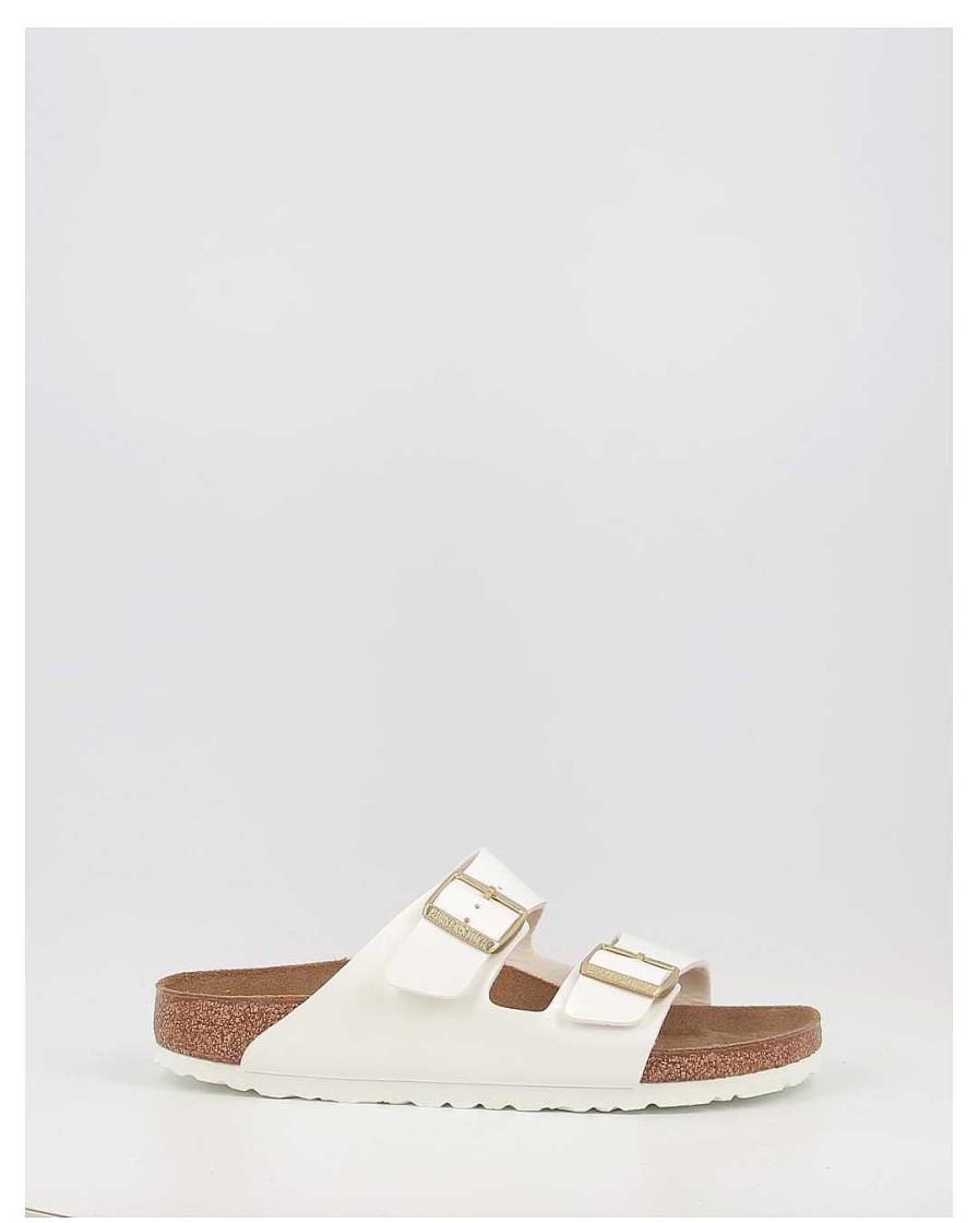 Mujer Birkenstock | Sandalias Birkenstock Arizona Bf Blanco