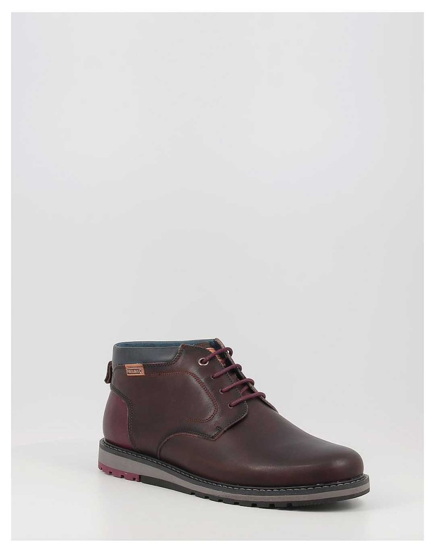 Hombre Pikolinos | Botines Pikolinos Berna M8J-8181 Marron