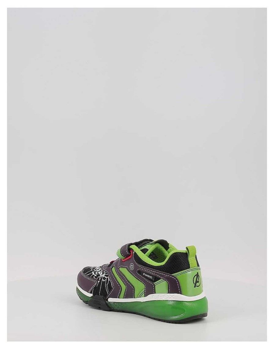 Nino Geox | Zapatillas Geox J Bayonyc Boy C J35Feb Verde