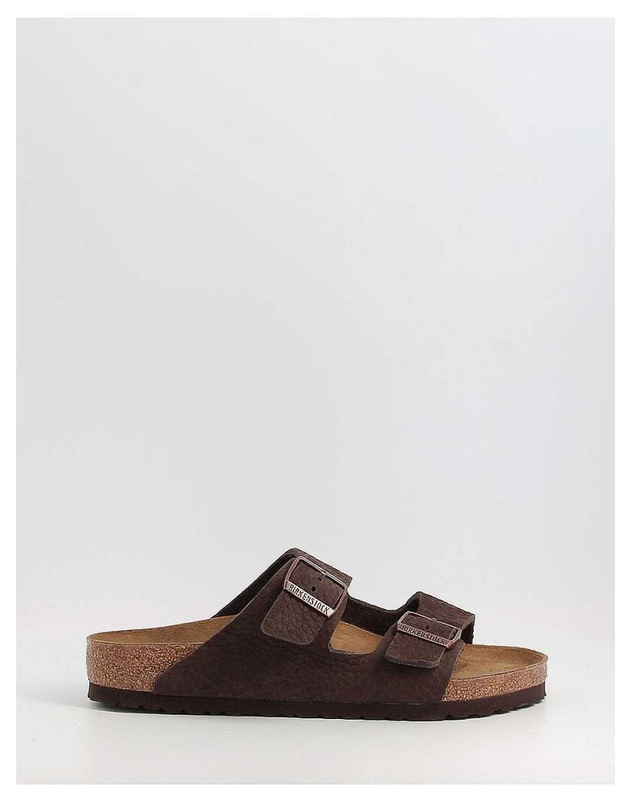 Hombre Birkenstock | Sandalias Birkenstock Arizona Nu Marron