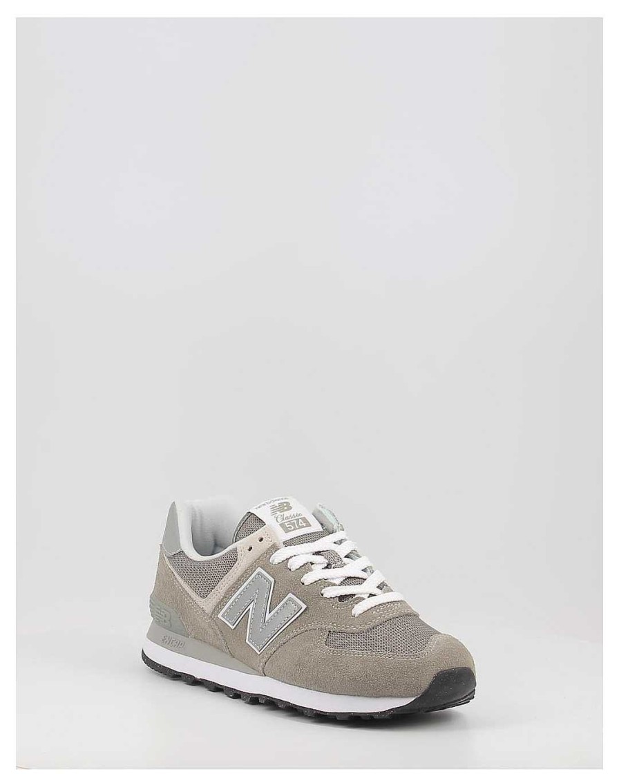 Hombre New Balance | Zapatillas New Balance Ml574Evg Gris