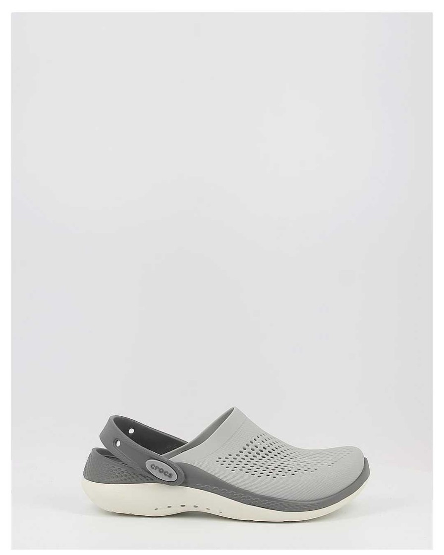 Hombre Crocs | Chanclas Crocs Literide 360 Clog Gris