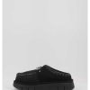 Mujer Mou | Zuecos Mou Bounce Clog Metal Logo Negro