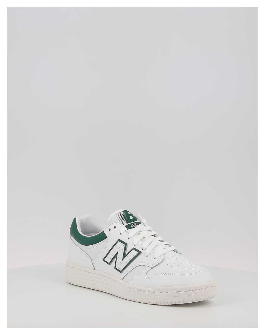 Hombre New Balance | Zapatillas New Balance Bb480Lgt Blanco