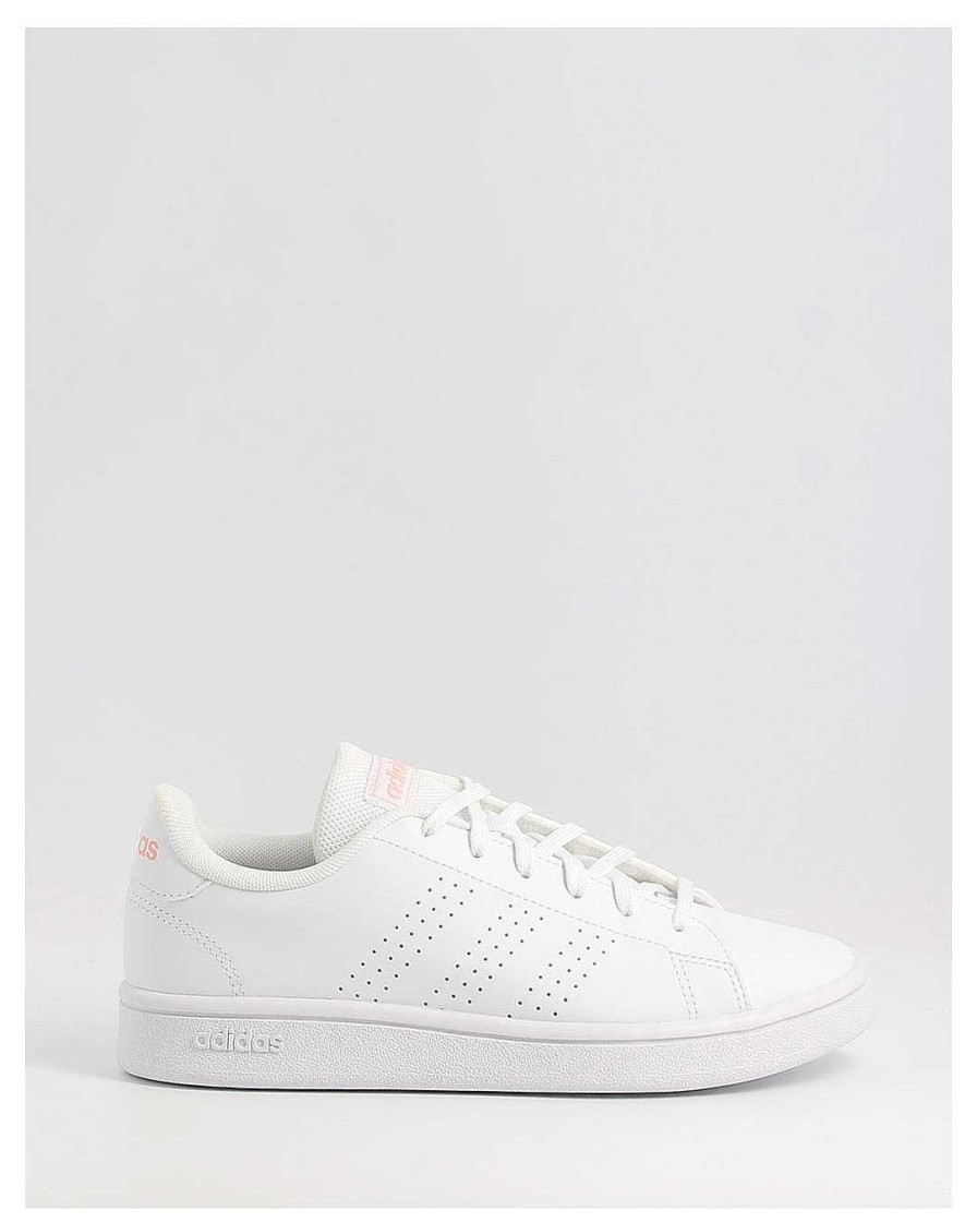 Mujer Adidas | Zapatillas Adidas Advantage Base Ee7510 Blanco