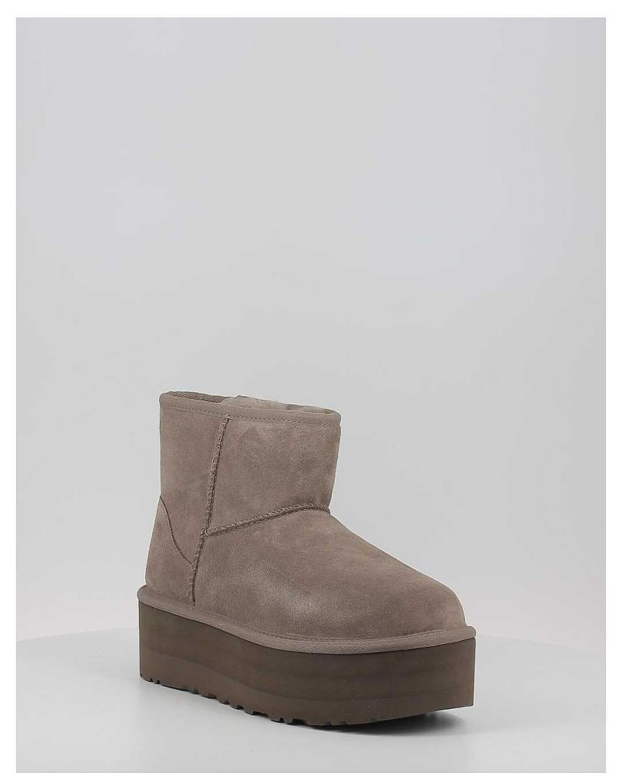 Mujer Ugg | Botas Ugg Classic Mini Platform Gris