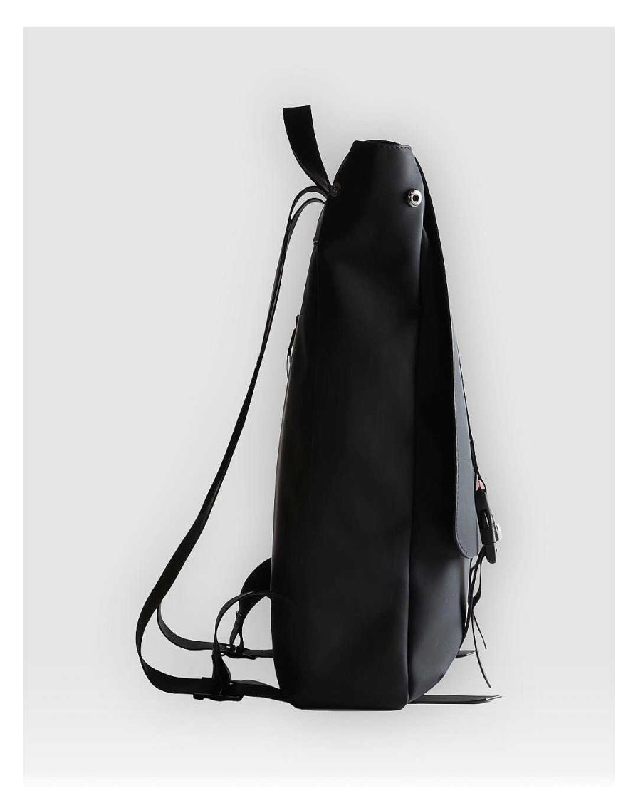 Complementos Hunter | Bolsos Hunter Original Rubberised Large Backpack Negro