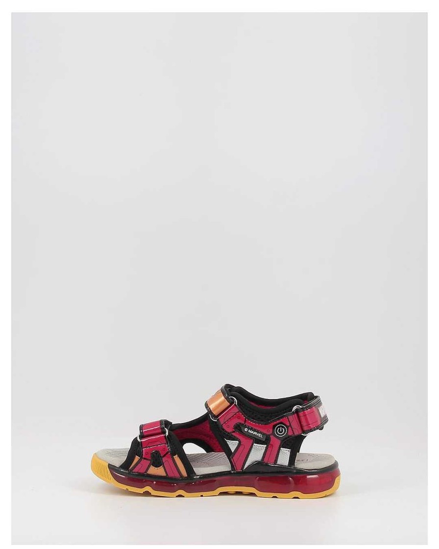 Nino Geox | Sandalias Geox J Sandal Android Boy J350Qb Rojo