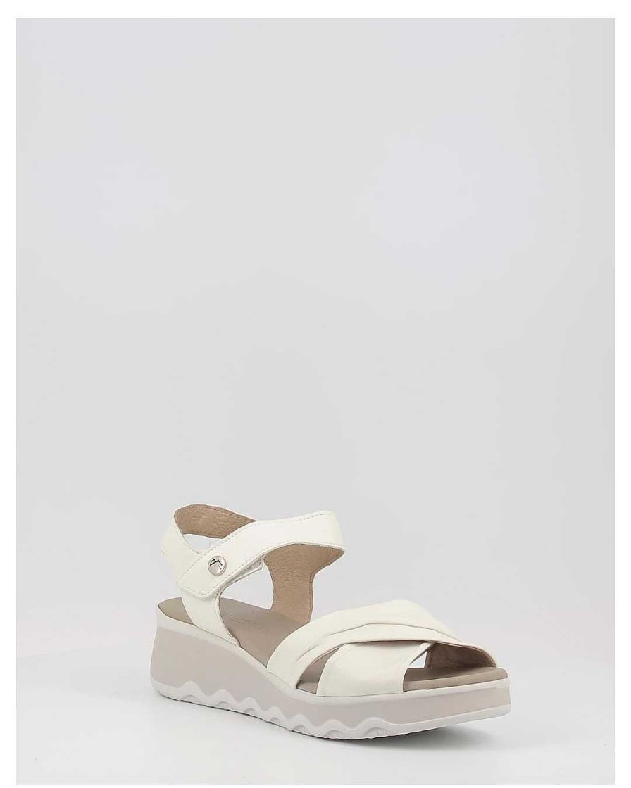 Mujer Paula Urban | Sandalias Paula Urban 5-409 Blanco