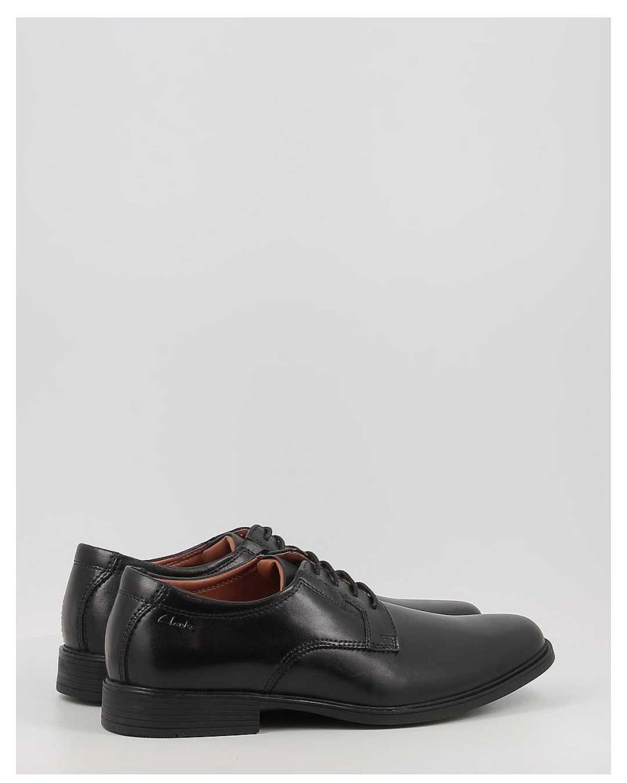 Hombre Clarks | Zapatos Clarks Tilden Plain Negro