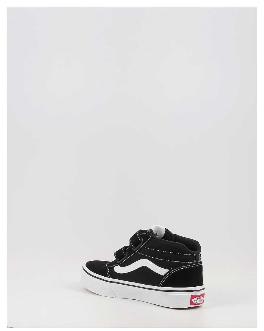 Nino Vans | Zapatillas Vans Yt Ward Mid V Negro