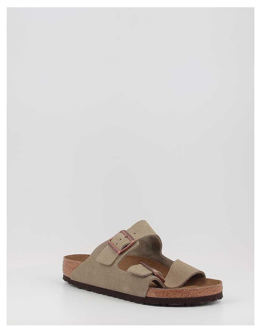 Hombre Birkenstock | Sandalias Birkenstock Arizona Vl Taupe