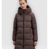 Complementos Ecoalf | Plumiferos Ecoalf Manliealf Jacket Woman Marron