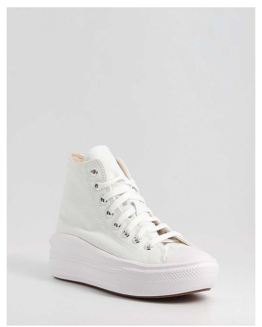 Mujer Converse | Botines Converse Ctas Move Hi 568498C Blanco