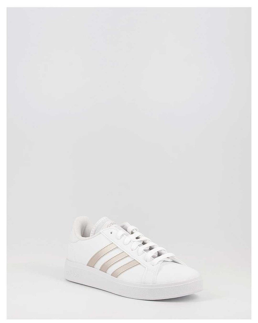 Nina Adidas | Zapatillas Adidas Grand Court Base 2 Gw9263 Blanco