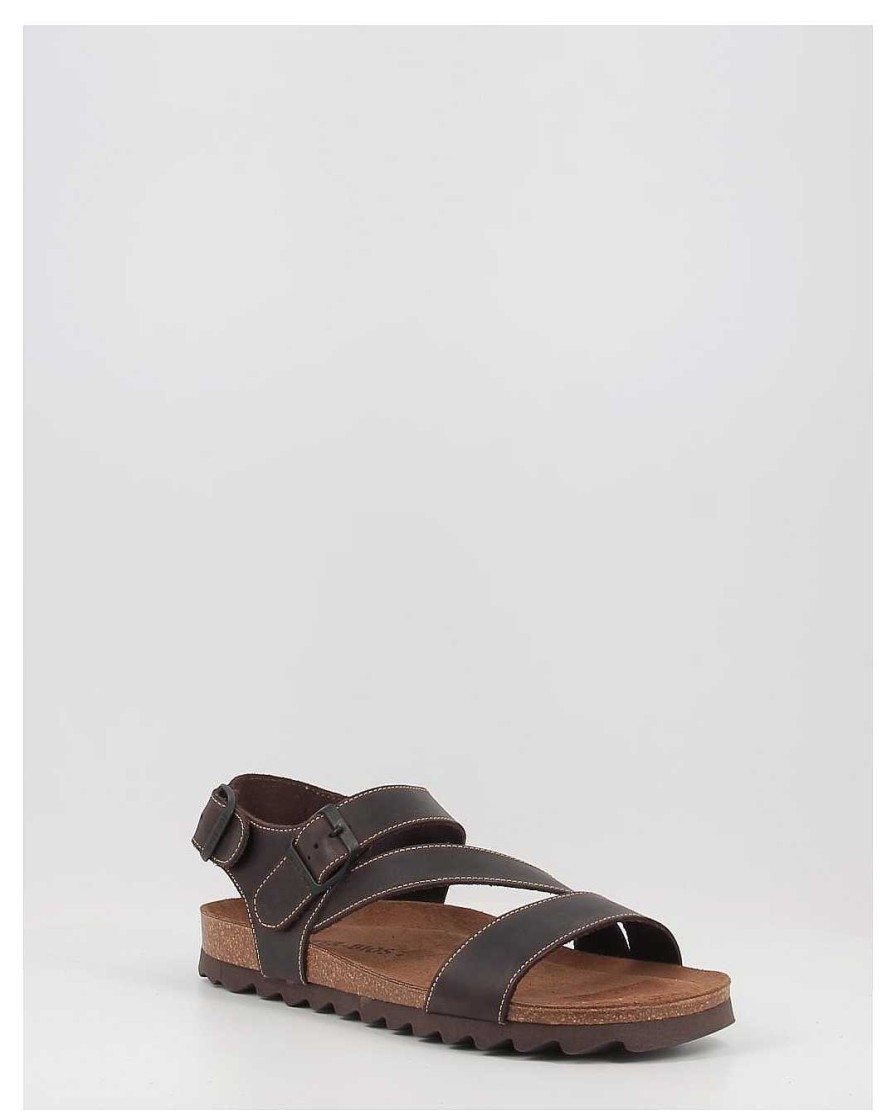 Hombre Interbios | Sandalias Interbios 9557-Sm Marron