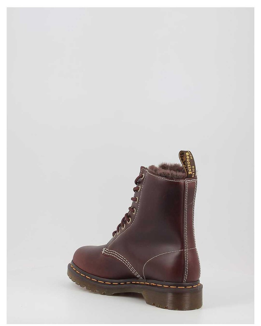 Mujer Dr. Martens | Botas Dr. Martens 1460 Serena Classic Pull Up Marron