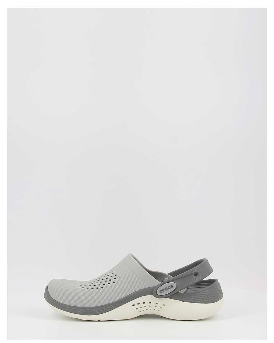 Hombre Crocs | Chanclas Crocs Literide 360 Clog Gris